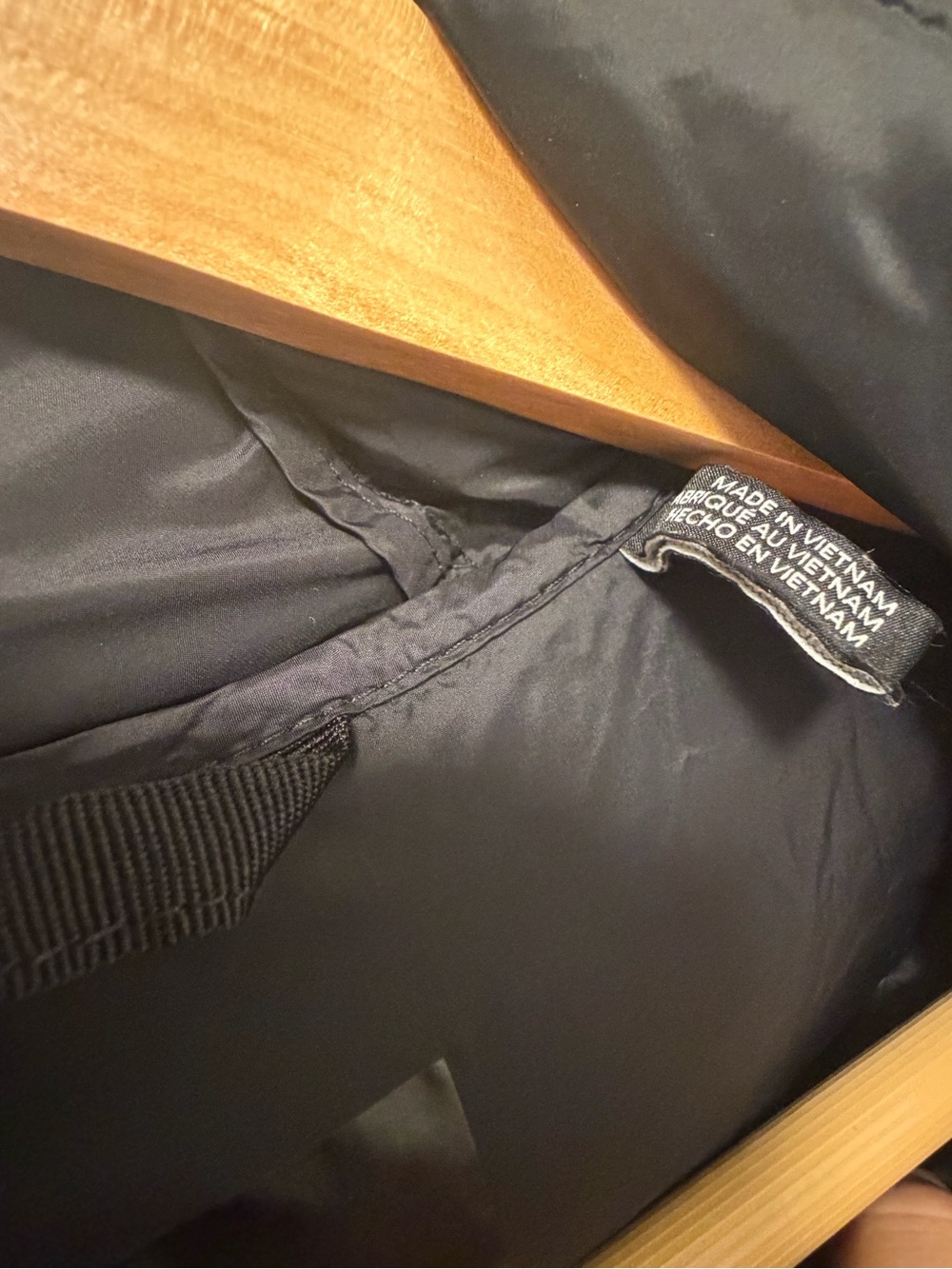 DKNY Black soft shell puffer jacket size medium M - Picture 7 of 16
